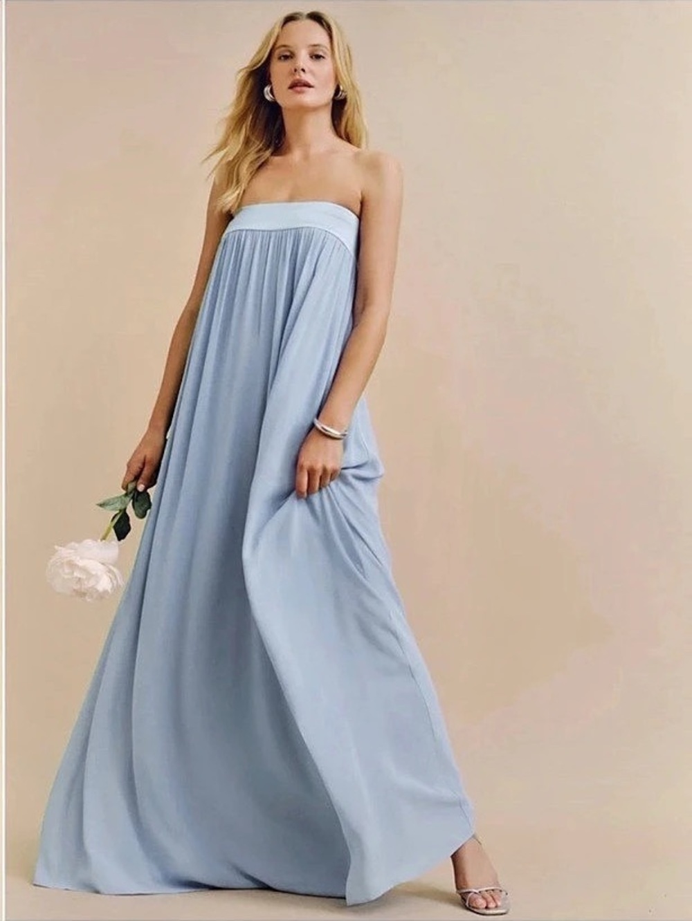 Reformation Maribelle Blue Dress